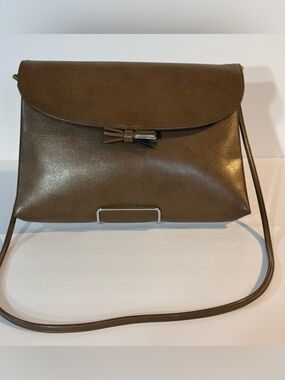 Koret Vintage Brown Envelope Shoulder Bag Tassel Minimalist Purse